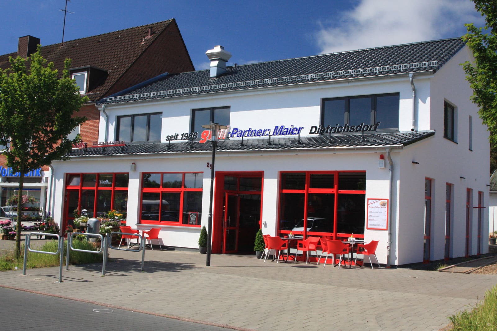 Grill-Partner Maier von außen am Langen Rehm in Kiel-Dietrichsdorf